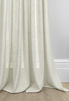 Petra Voile, Simple White - Made to Measure Curtains